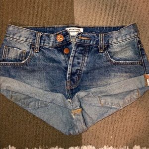 One teaspoon bandit denim shorts